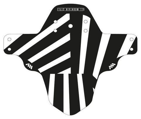All Mountain Style AMS Dazzle Black Reflective Front Mudguard