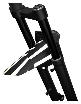All Mountain Style AMS Dazzle Black Reflective Front Mudguard