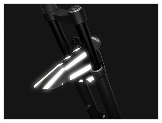 All Mountain Style AMS Dazzle Black Reflective Front Mudguard