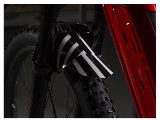 All Mountain Style AMS Dazzle Black Reflective Front Mudguard