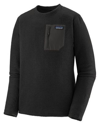 Technical Fleece Patagonia R1 Air Crew Negro Hombres