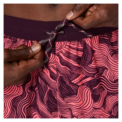 Asics Fujitrail All Over Print 5-inch Red Men's Shorts