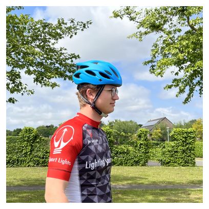 Casque de vélo pour homme/femme - Bleu mat