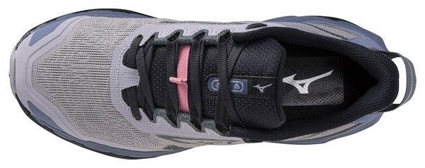 Mizuno Wave Mujin 11 Trail Running Shoes, Gray/Blue, Women's