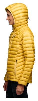Sudadera de Plumón Diamante Negro Approach Hoody Amarillo para Mujer