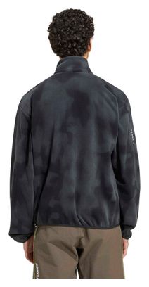 Sudadera polar adidas Terrex Multi Climawarm negra/verde para hombre