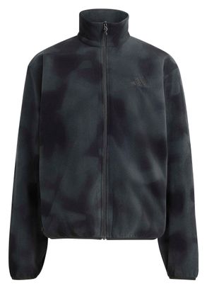 Sudadera polar adidas Terrex Multi Climawarm negra/verde para hombre