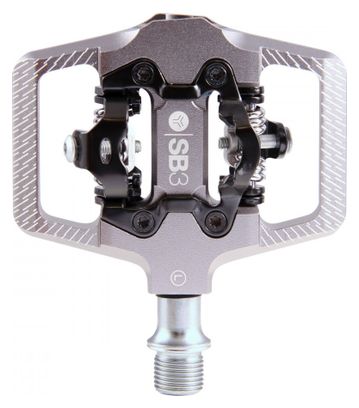 Coppia di pedali automatici SB3 Kroma Silver