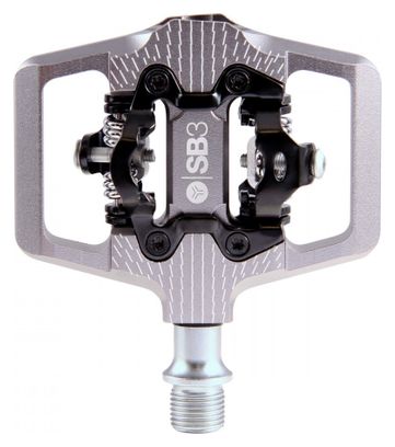 Coppia di pedali automatici SB3 Kroma Silver