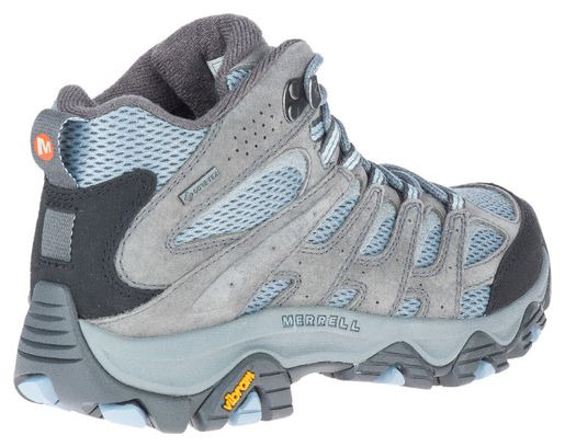 Merrell Moab 3 Mid Gore-Tex Botas de senderismo para mujer Gris/Azul