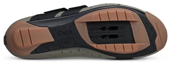 Gravel Schoenen Fizik Terra Powerstrap X4 Mud Caramel / Groen