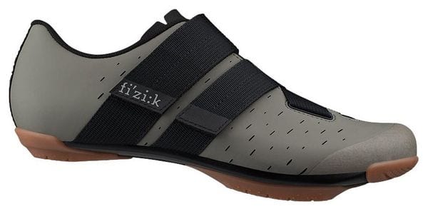 Gravel Schoenen Fizik Terra Powerstrap X4 Mud Caramel / Groen