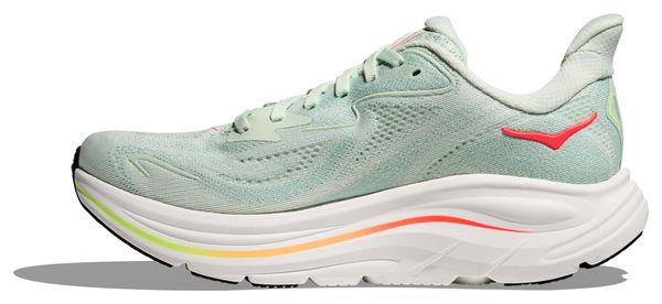 Scarpe da corsa Hoka Clifton 10 Large Verde/Giallo Donna