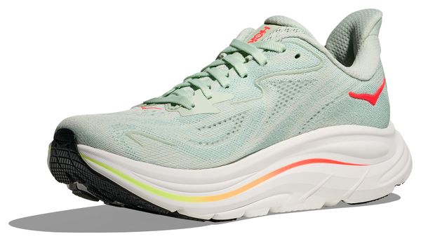 Scarpe da corsa Hoka Clifton 10 Large Verde/Giallo Donna