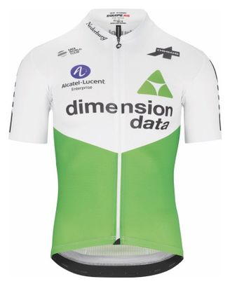 Assos Dimension Data Korte Mouw Trui Wit / Groen
