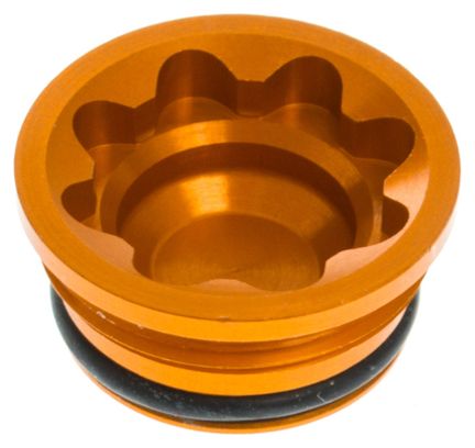HOPE Bouchon de Piston D'Etrier Bore Cap V4 Small/E4 Orange