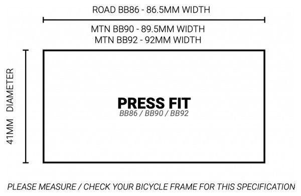 Praxis M30 Thru BB86/BB90/BB92 Crankset