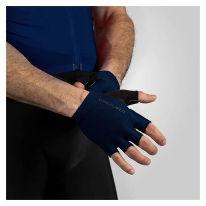 Endura EGM Korte Handschoenen Blauw