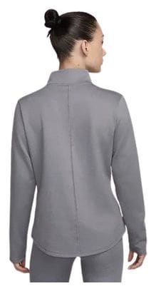 Haut Thermique 1/2 Zip Nike Therma-Fit One Gris Femme