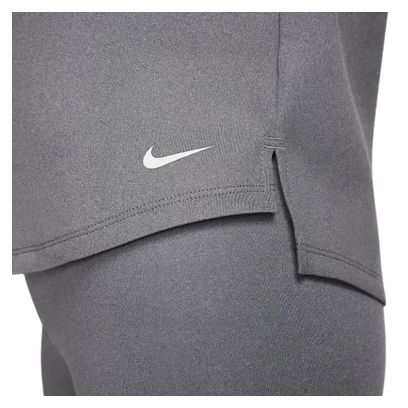 Nike Therma-Fit One Thermo Top 1/2 Zip Grau Damen