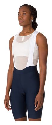 Culote corto con tirantes Rapha Core azul oscuro/blanco para mujer
