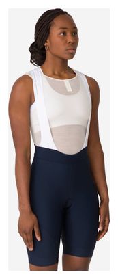 Culote corto con tirantes Rapha Core azul oscuro/blanco para mujer