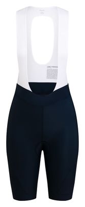 Culote corto con tirantes Rapha Core azul oscuro/blanco para mujer