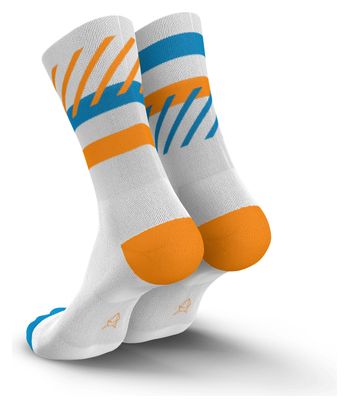 Incylence Disrupts Running Socks White/Blue/Orange
