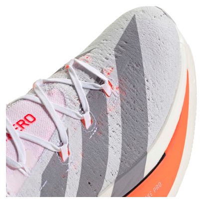 adidas Adizero Prime X3 Strung Running Shoes, White/Orange, Unisex