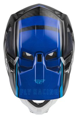 Fly Racing Werx-R Volgelaatshelm Blauw / Zwart