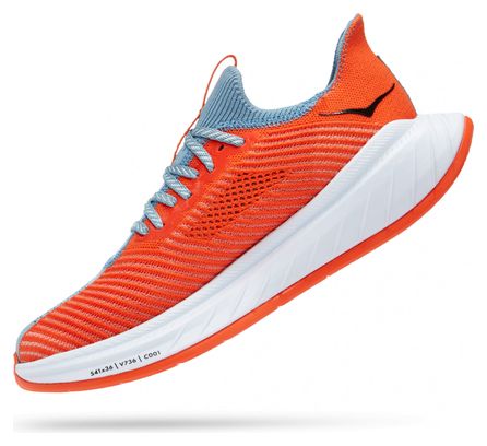 Chaussures Running Hoka Carbon X 3 Bleu Orange