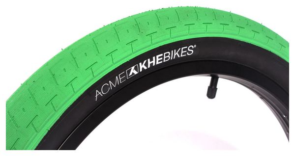 PNEU BMX ACME 20  x2 40  VERT/NOIR KHEBIKES