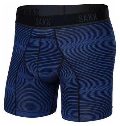 Boxer Saxx Kinetic <strong>L-C Mes</strong>h Brief Variegated Stripe Azul