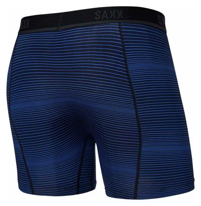 Boxer Saxx Kinetic L-C Mesh Brief Variegated Stripe Blau