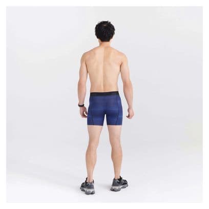 Boxer Saxx Kinetic <strong>L-C Mes</strong>h Brief Variegated Stripe Azul