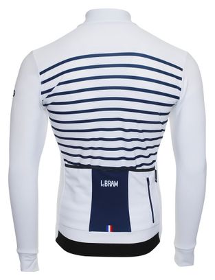 LeBram Ventoux Long Sleeve Jersey White Blue
