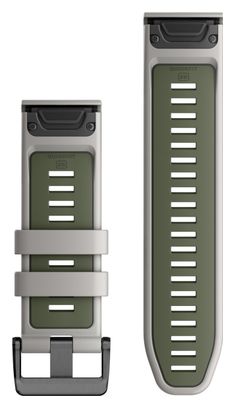 Garmin QuickFit 26 mm Silicone Wristband Fog Grey Moss Green