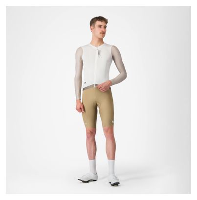 Maglia a maniche lunghe Castelli Corretto bianco/grigio da uomo