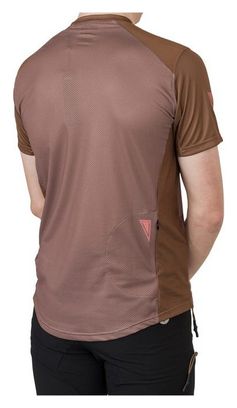 T Shirt Manches Courtes Agu Venture Rouge / Marron