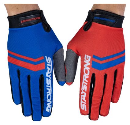 GANTS STAY STRONG OPPOSITE GLOVES 2021 RED / BLUE