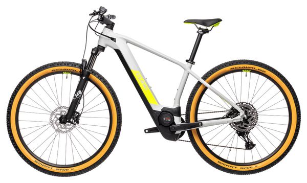Cube Reaction Hybrid Pro 625 Electric Hardtail MTB Sram SX Eagle 12S 625 Wh 29'' Grey Yellow 2021