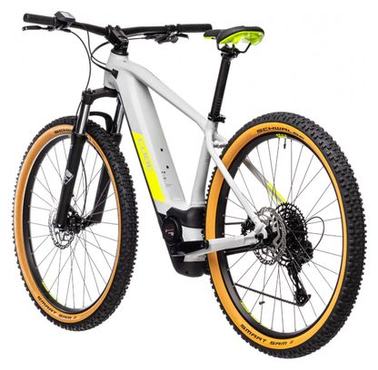 Cube Reaction Hybrid Pro 625 Electric Hardtail MTB Sram SX Eagle 12S 625 Wh 29'' Grey Yellow 2021