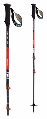 TSL Outdoor Tour Carbon 3 Cross Twist hiking poles Red