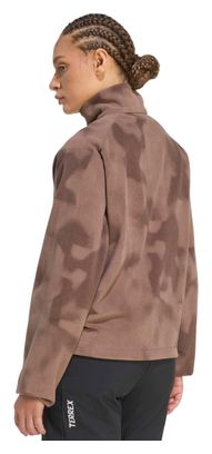 adidas Terrex Multi Climawarm Brown Women's Fleece