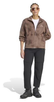 adidas Terrex Multi Climawarm Brown Women's Fleece