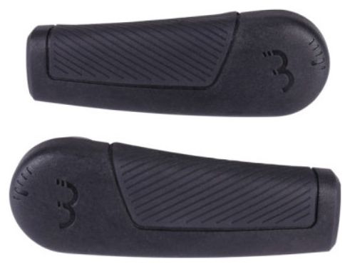 Coppia di manopole ergonomiche BBB KingComfort con bar-end nero 
