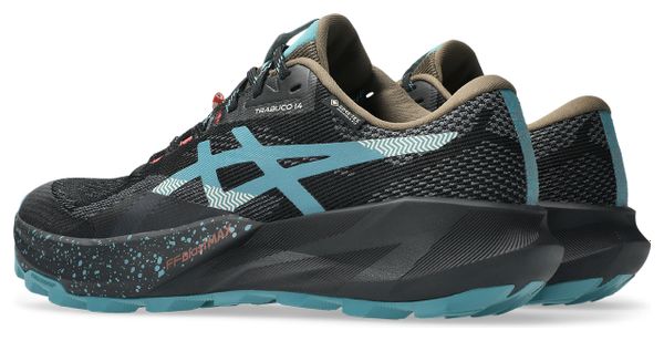 Chaussures Trail Asics Trabuco 14 GTX Noir/Bleu Homme