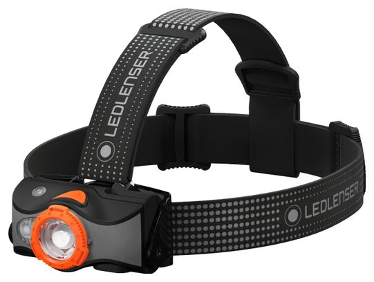 Lampe Frontale LED MH7 Orange Rechargeable | 600 Lumens | 60h d'autonomie | 200m de distance d'éclairage | LEDLENSER