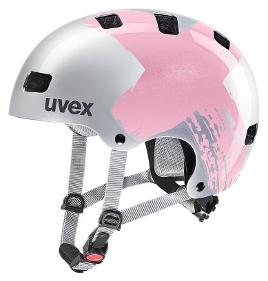 Casque enfant Uvex kid 3 gris / rose 