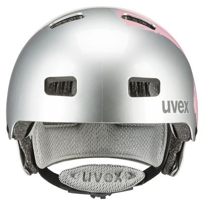 Casque enfant Uvex kid 3 gris / rose 